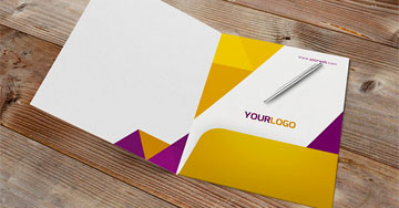 Full Color Presentation Folders - 4OVER4