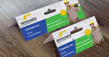 Header Cards Printing - 4OVER4