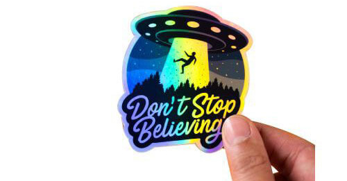 Holographic Foil Stamping - 4OVER4