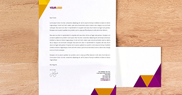 Letterheads Printing - 4OVER4