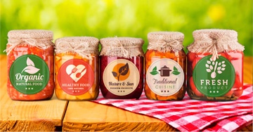 Round Labels Printing - 4OVER4