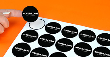 Avery Stickers Alternative: 4OVER4.COM's Better Stickers