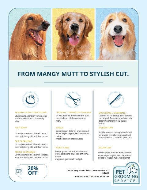 Guide to Crafting Pet Flyers for Animals Petcare