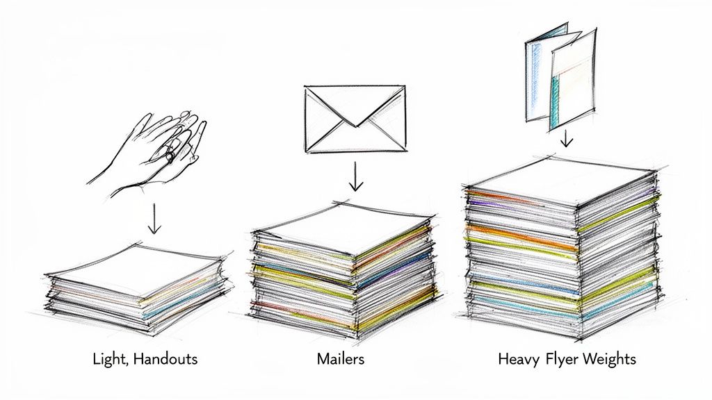 A Practical Guide to the Best Paper Weight for Flyers