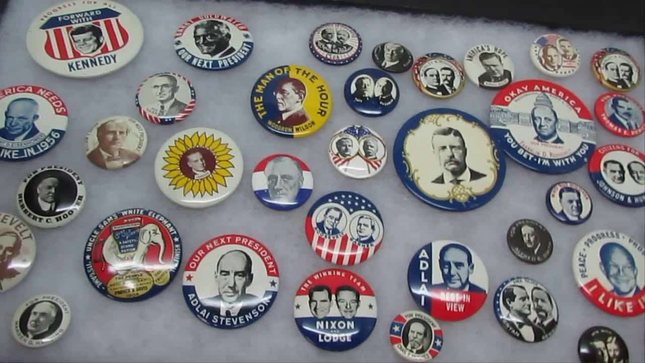 Vintage Political Campaign Button Guide
