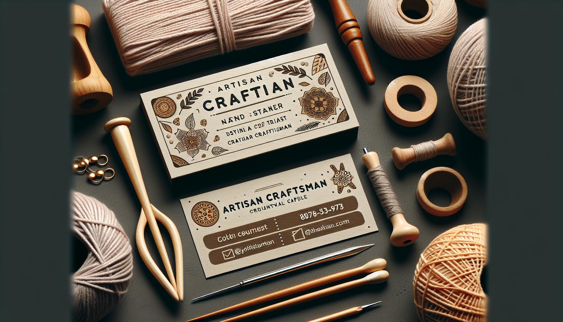 Crafty Example Guide to Business Card Ideas for Crafters