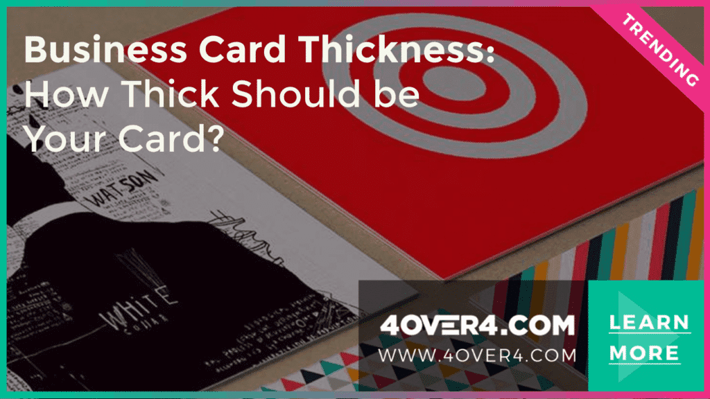Business Card Thickness Guide: Choose the Right Weight