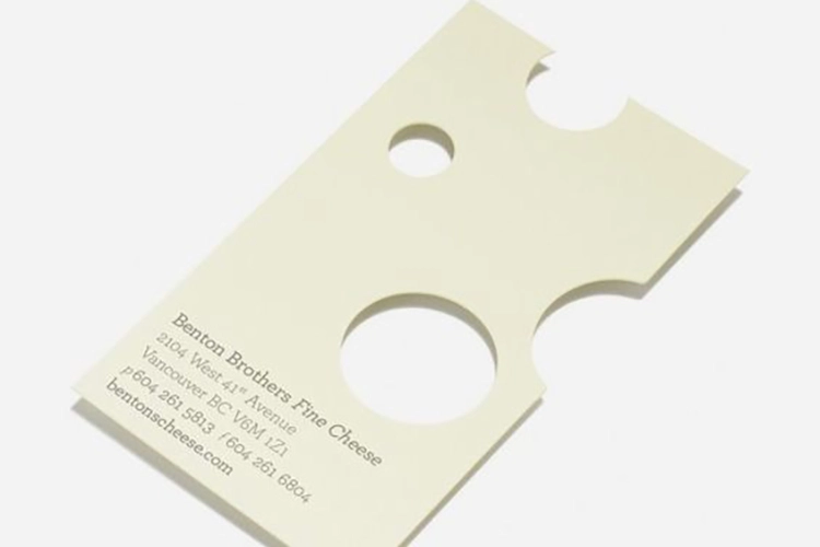 Create Die-cut Business Cards with a Custom Die Cutter