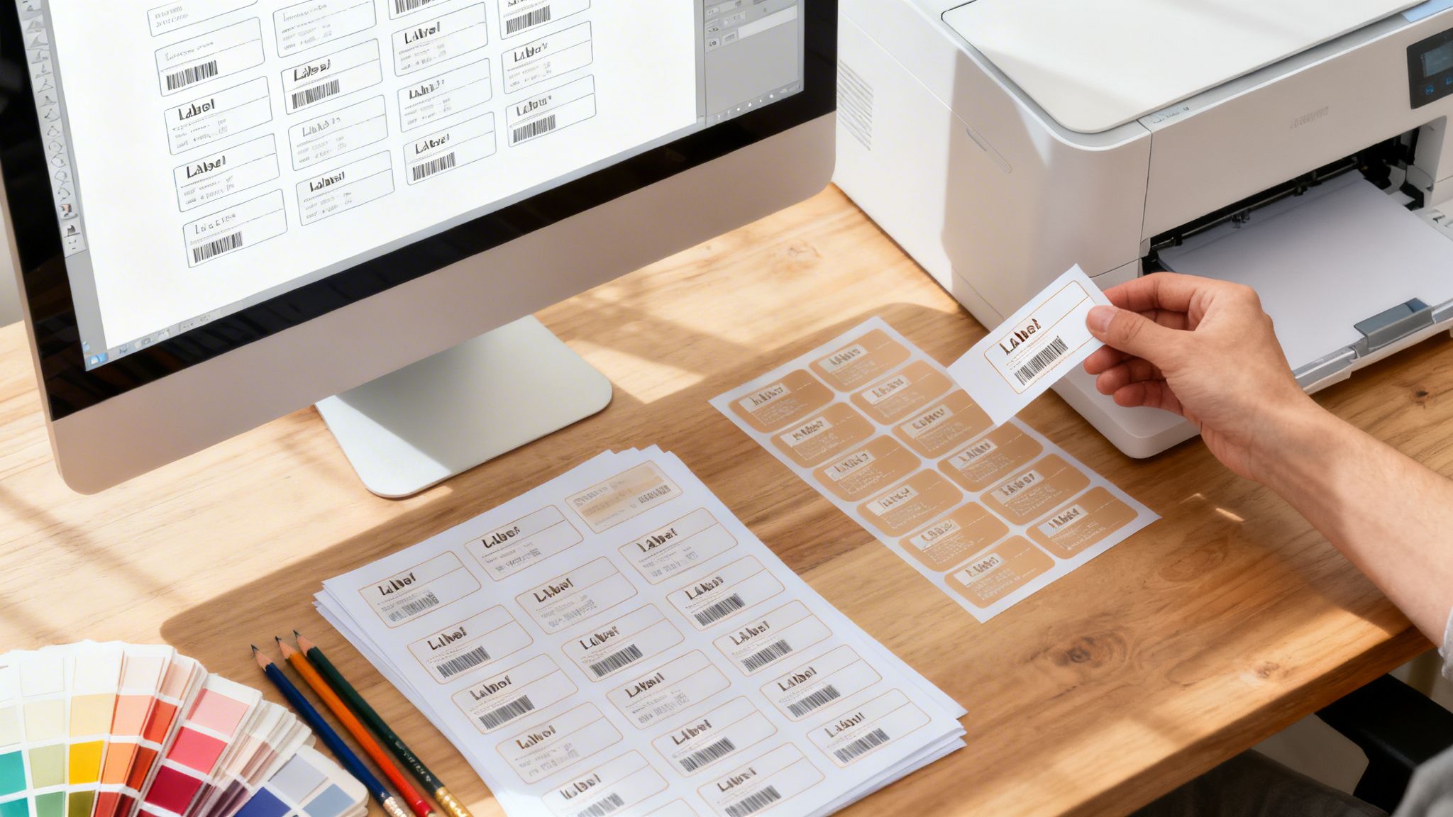 Your Guide to a Free Label Template Download and Pro Printing