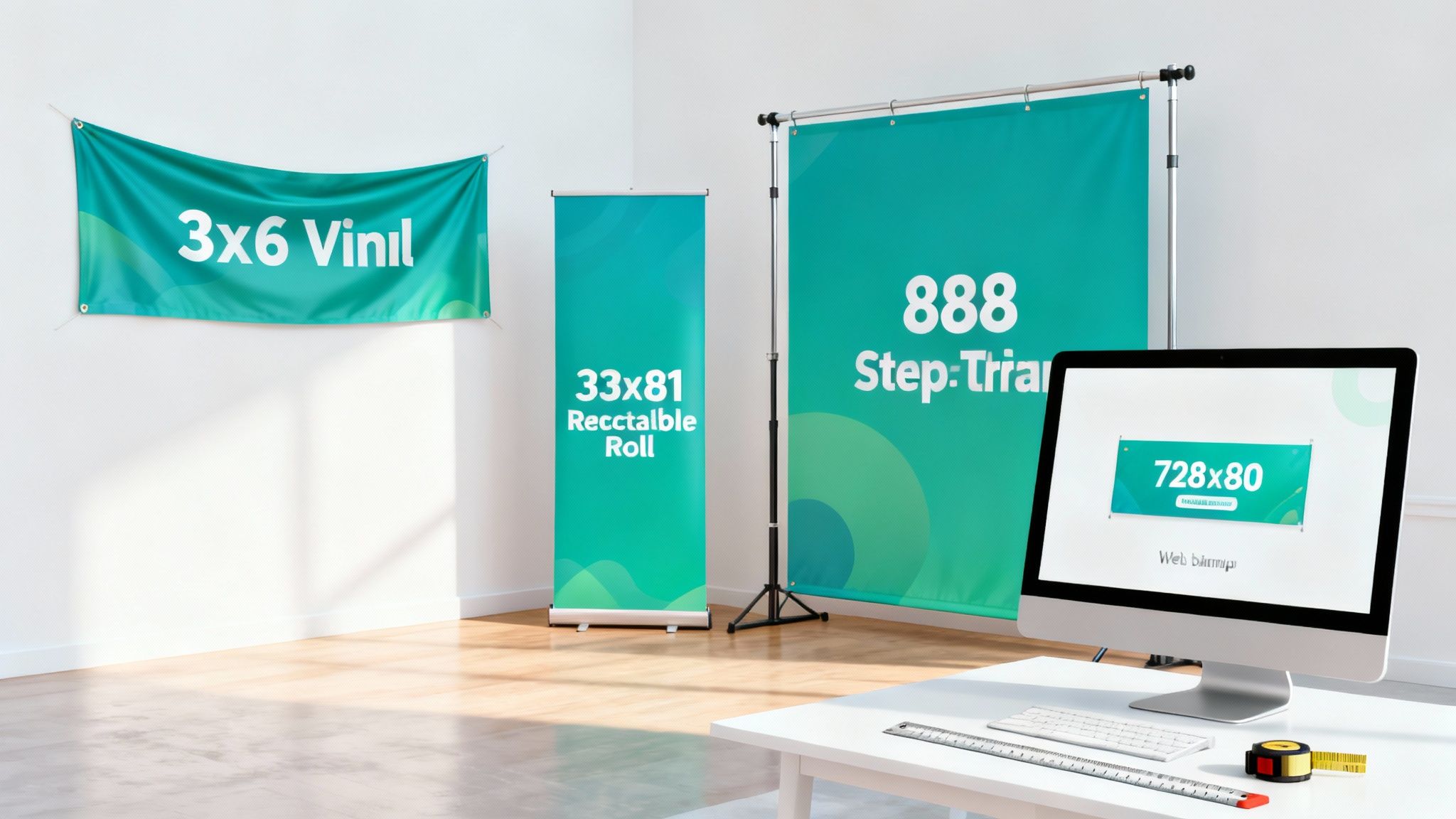 Your Guide to Every Typical Banner Size for Print and Web