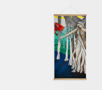 wood poster hanger frame