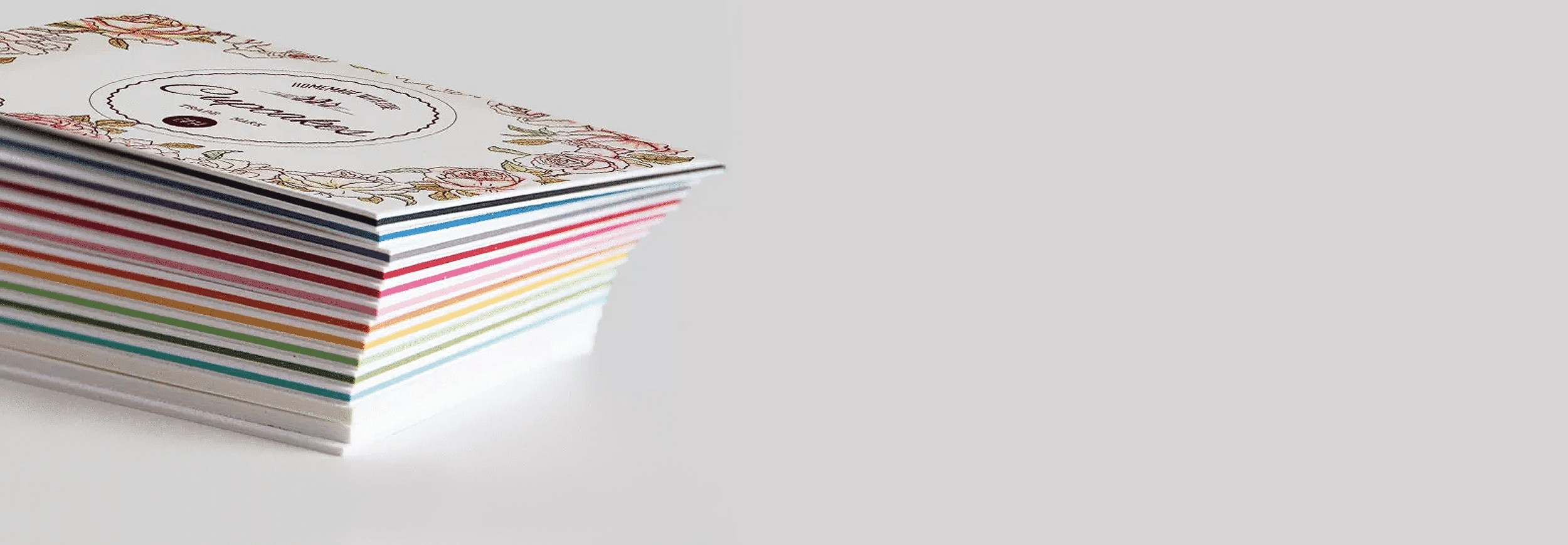 Super Thick Postcards with Color Seams