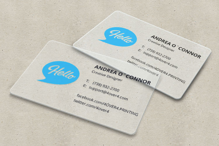 How To Make Clear Business Cards