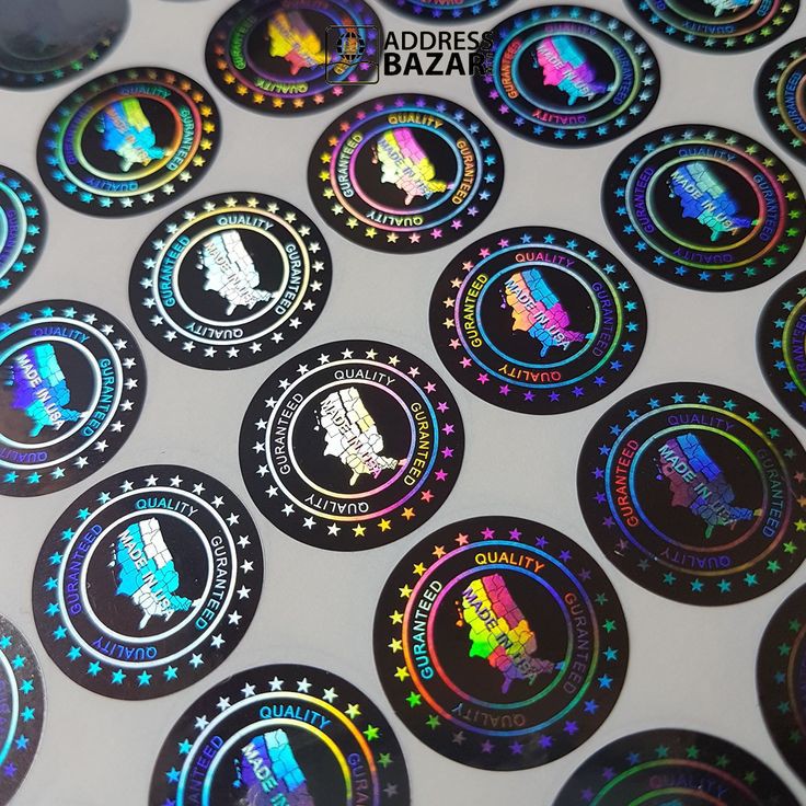 how to make holographic stickers