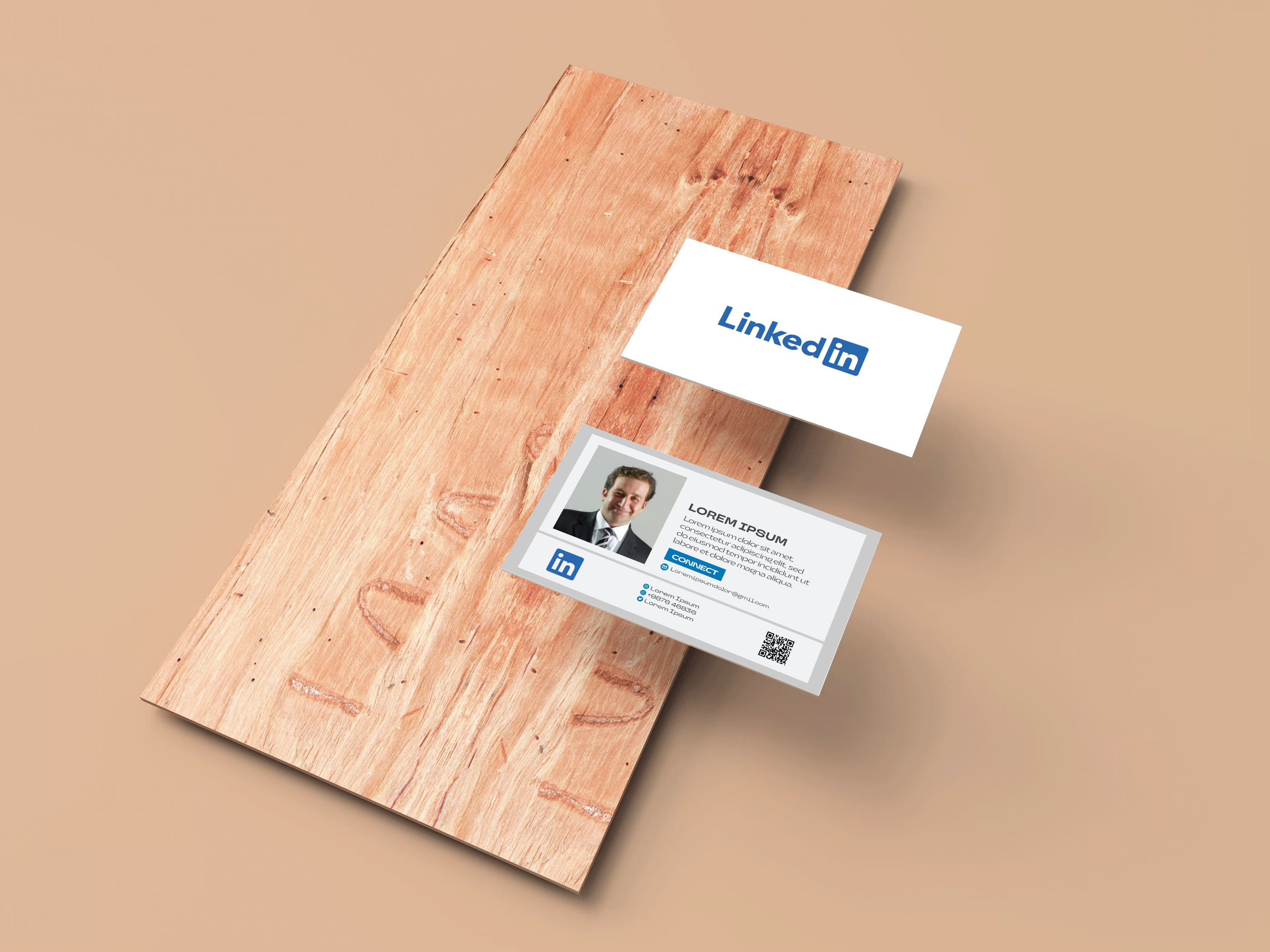 cómo poner tu perfil de LinkedIn en una tarjeta de presentación