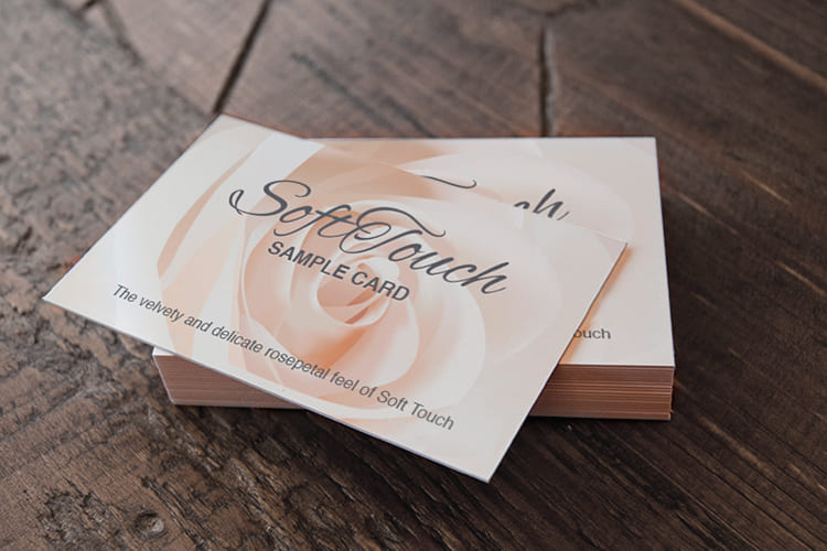 what is a soft touch business card