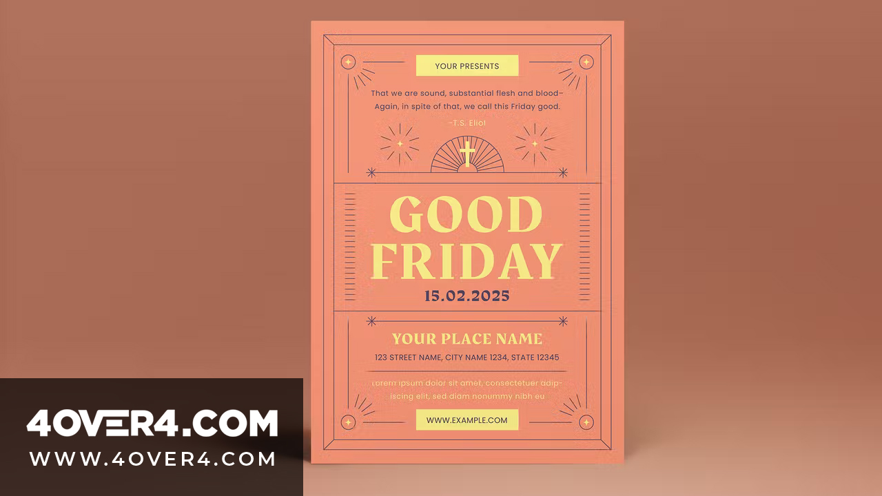 Powerful Good Friday Poster Designs to Inspire You