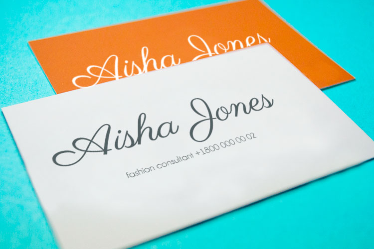 What Font is Best For Business Cards?