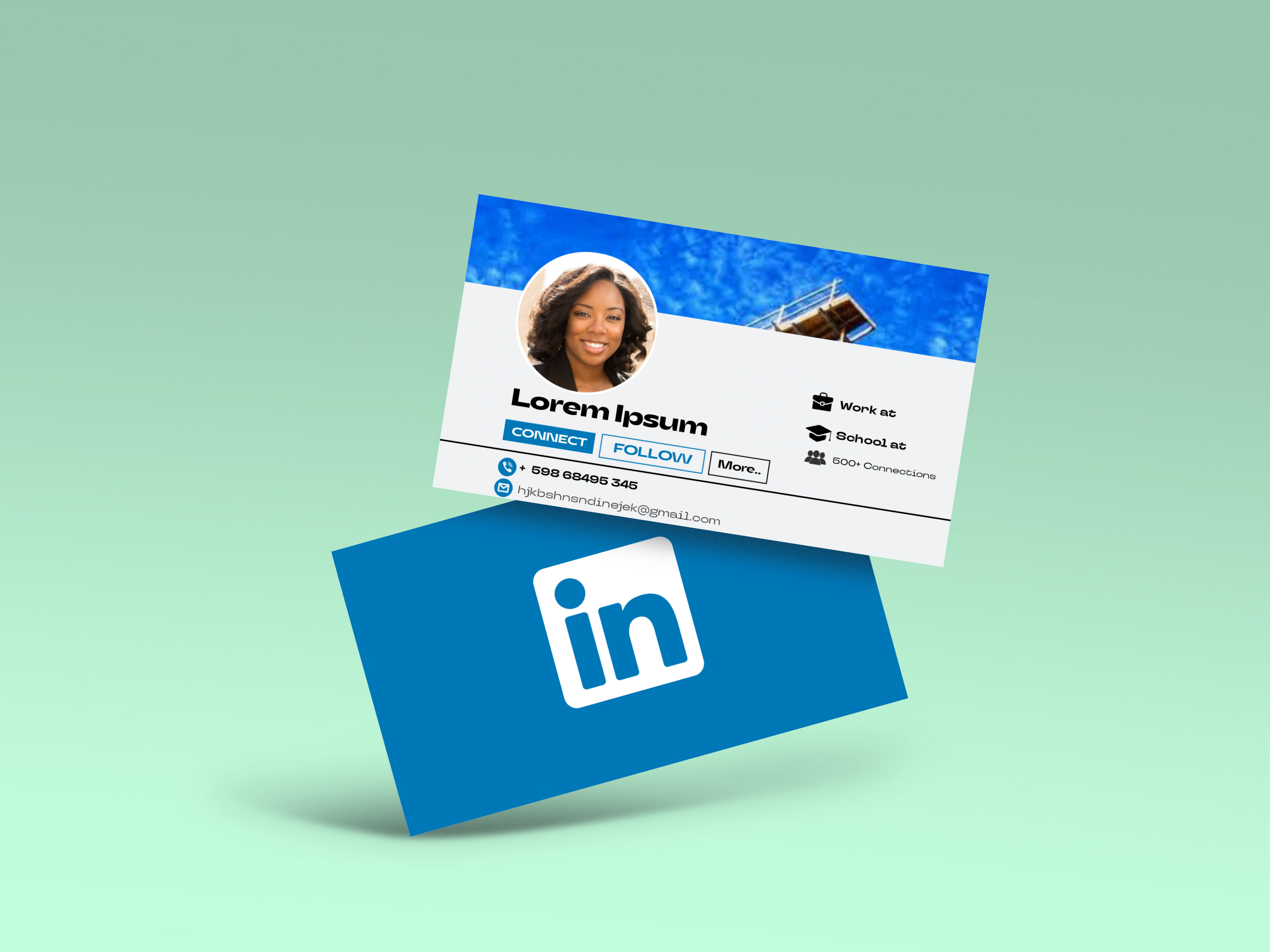 ¿Cómo poner tu Linkedin en una tarjeta de presentación?