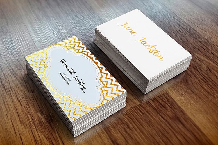 What Is A Foil Accent On A Business Card?