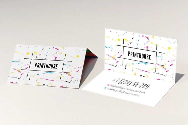 foldover business cards