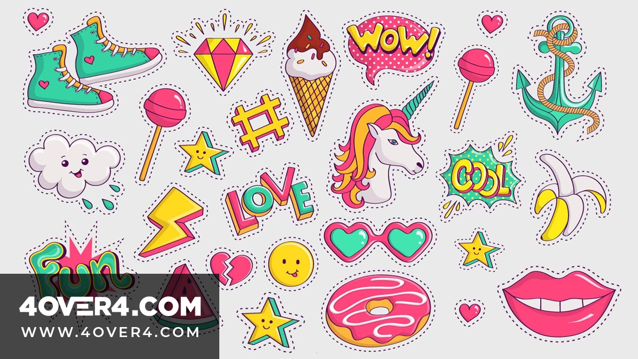 Colorful Custom Sticker Sheets