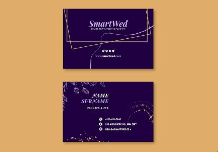 Event Planner Business Card Ideas