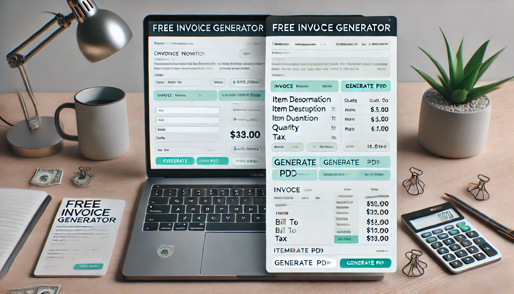 Free Invoice And Receipt Generator