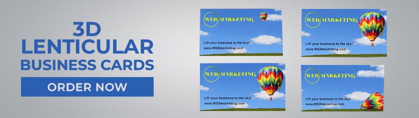 3D Lenticular Business Cards