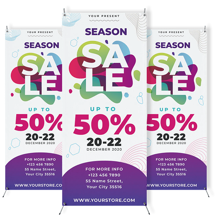 Cheap Vinyl Sale Banners