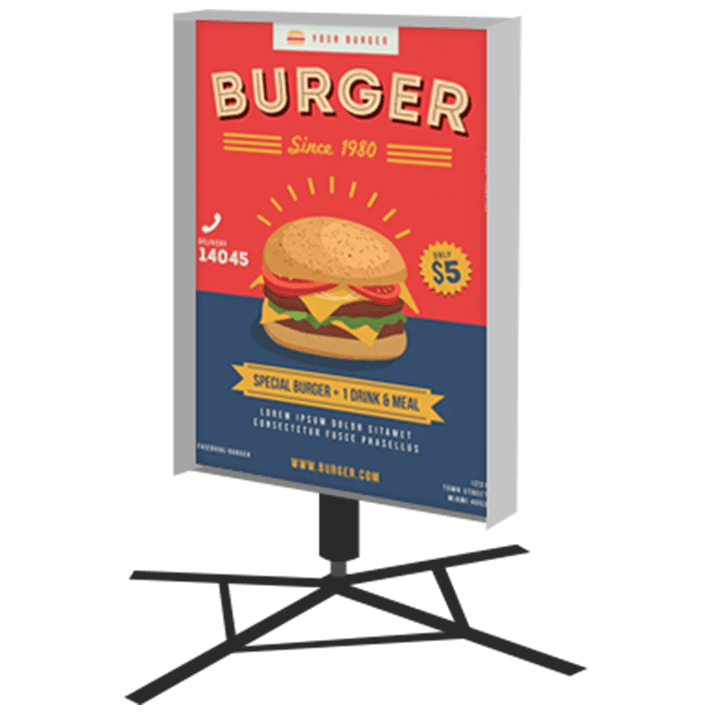 Plastic Wind Signs Advertising