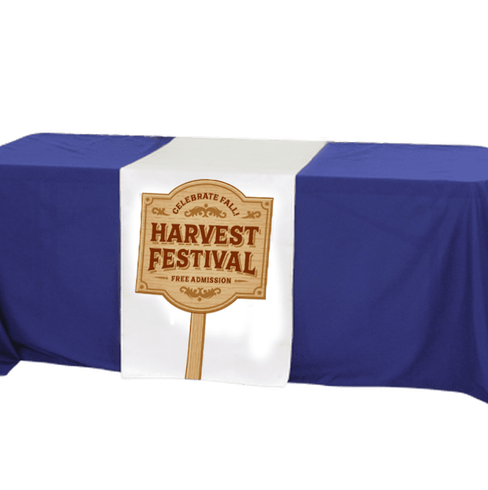 Custom Table Runners Printed with Your Logo