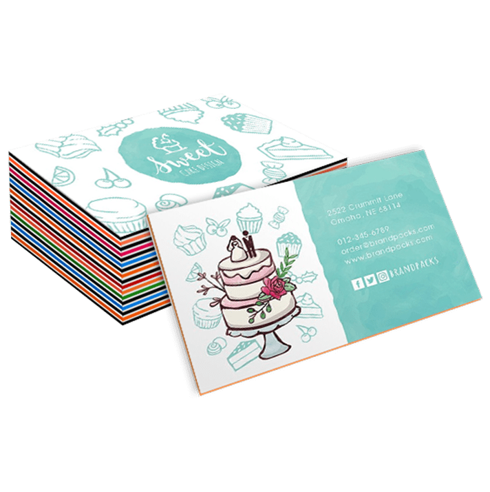 layer cake business cards