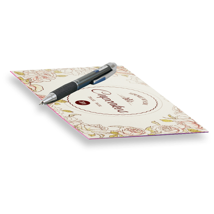 Super Thick Postcards with Color Seams