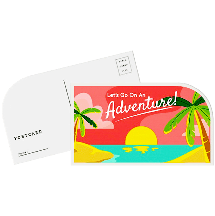 Custom Die-Cut Postcards in ANY Shape You Want