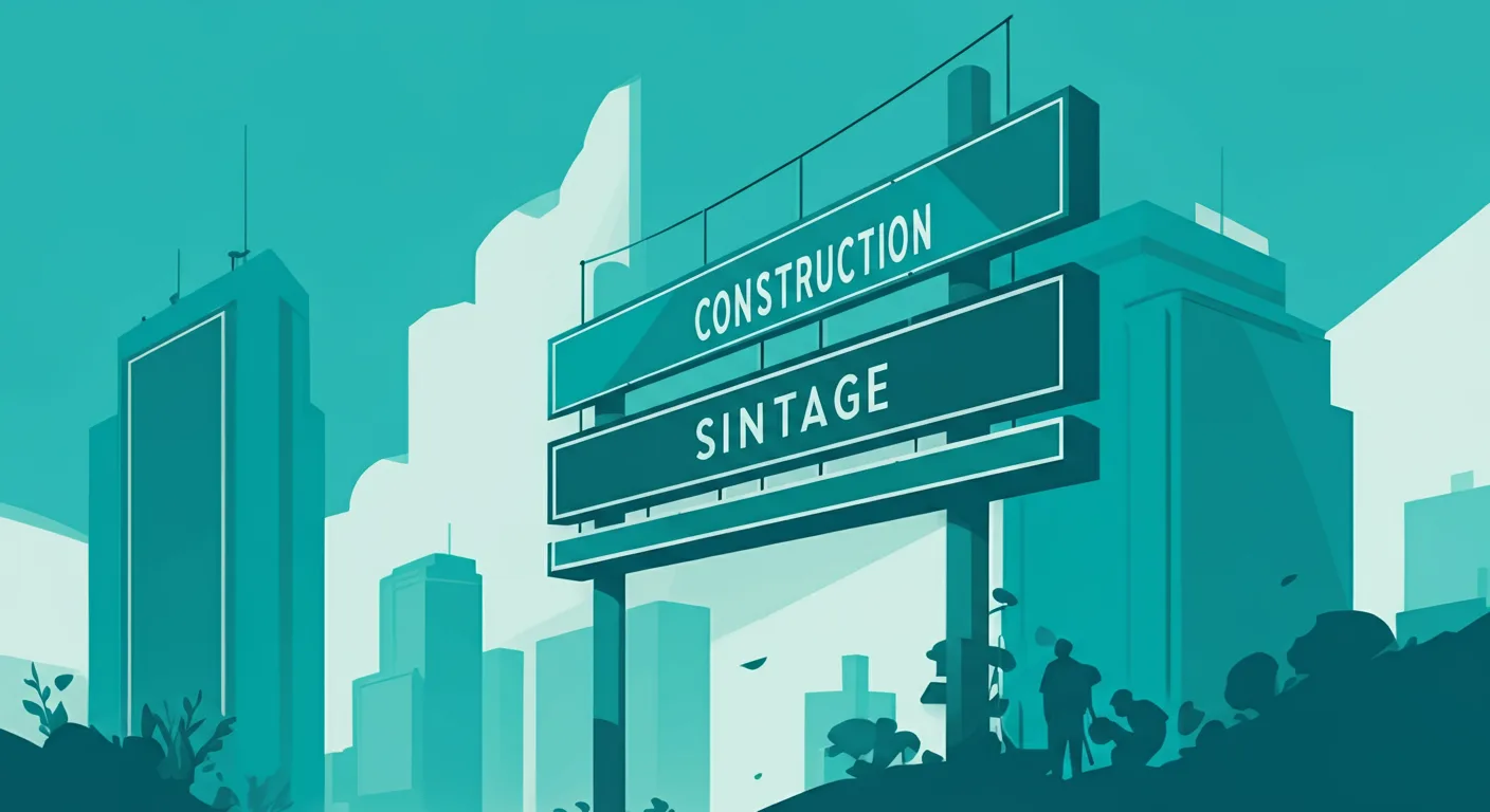 Construction Signage | Print Success Story | 4OVER4