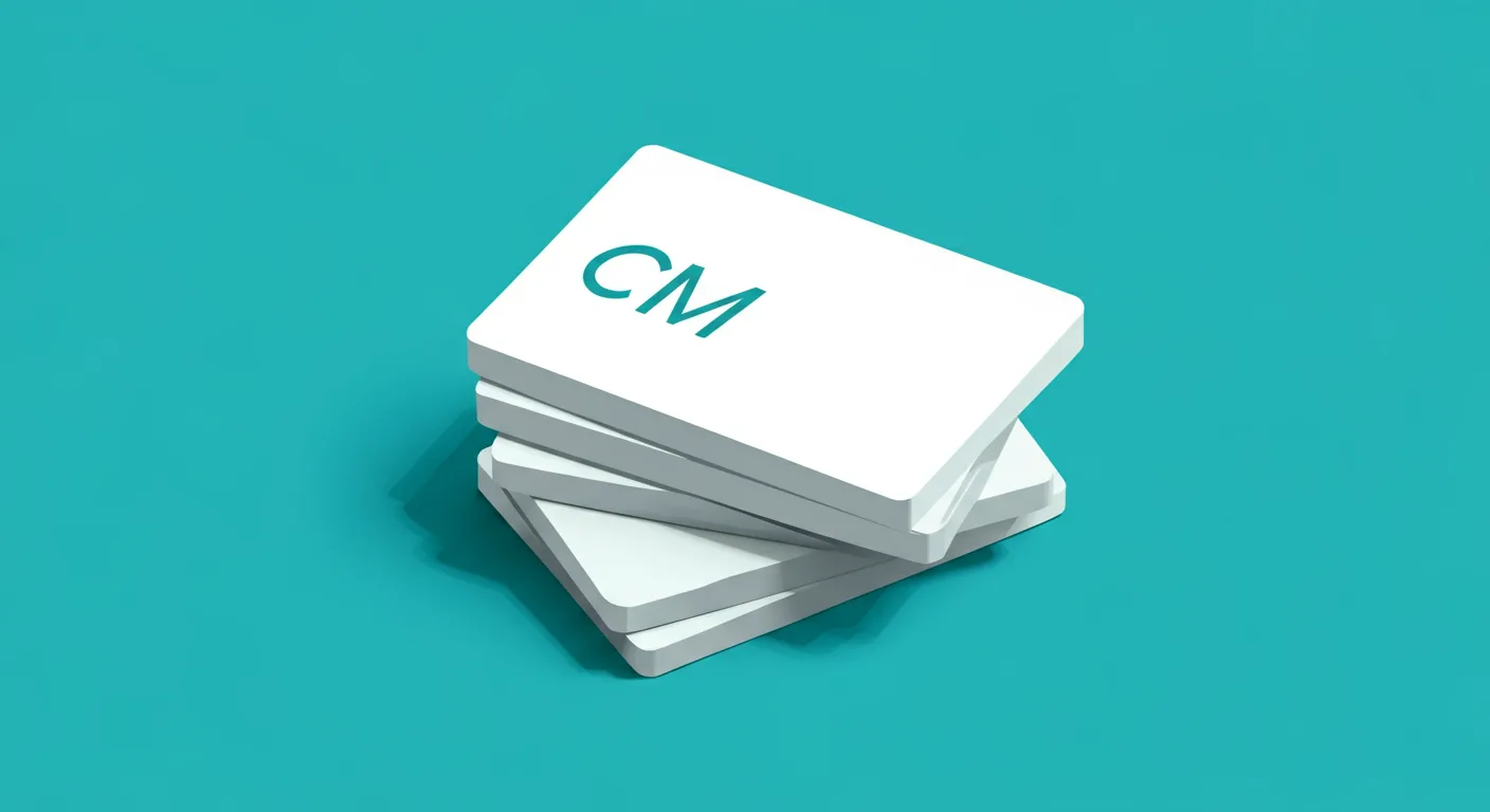 Business Card Dimensions in CM: Global Size Guide