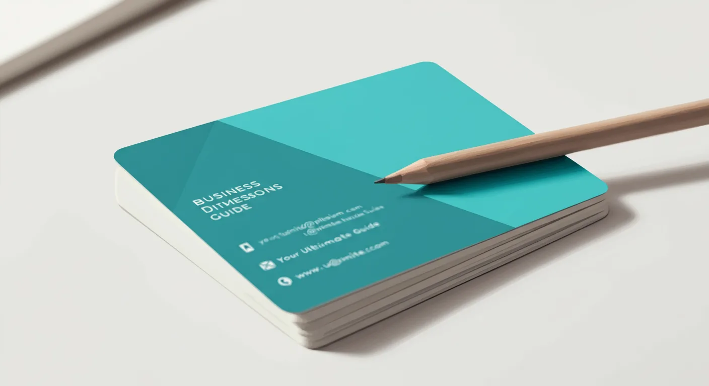 Business Card Dimensions in Photoshop: Exact Setup for Print