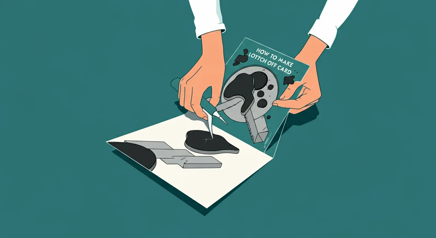 How to make DIY LOTTERY Scratch Off Card | Easy Gift Tutorial