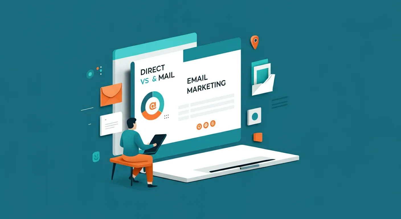 Direct Mail vs Email Marketing [2026] | 4OVER4