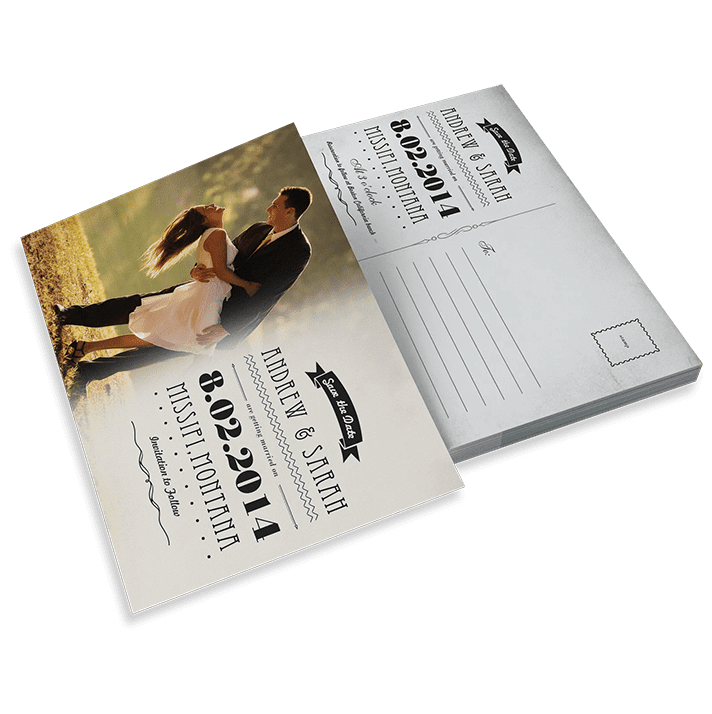 4 x 6 Postcards Design and Make Your Own Custom Print Post Cards Your  Choice of Text & Graphic – 2 Sided Thick Gloss Cover Card Stock – Perfect  for