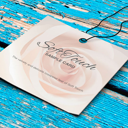 soft touch hangtags
