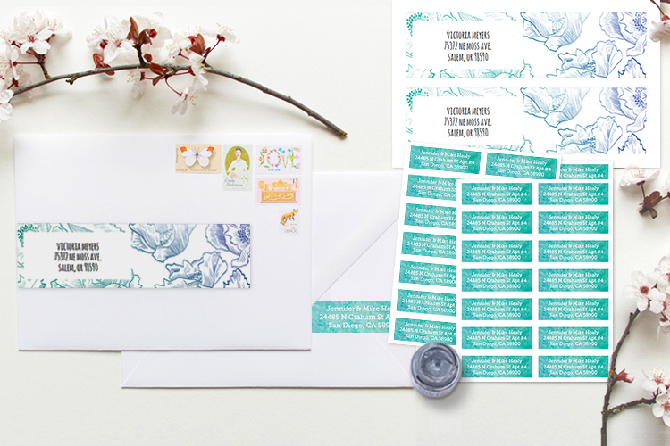 Standard Address Label In A Variety Of Sizes 4OVER4 COM