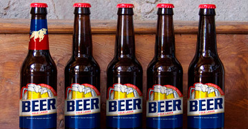  premium beer labels