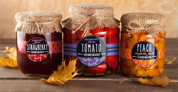 premium canning labels