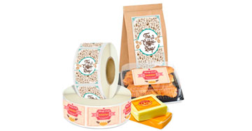 promotional products roll food labels