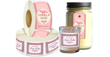 roll candle labels