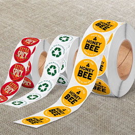 Roll Round Labels