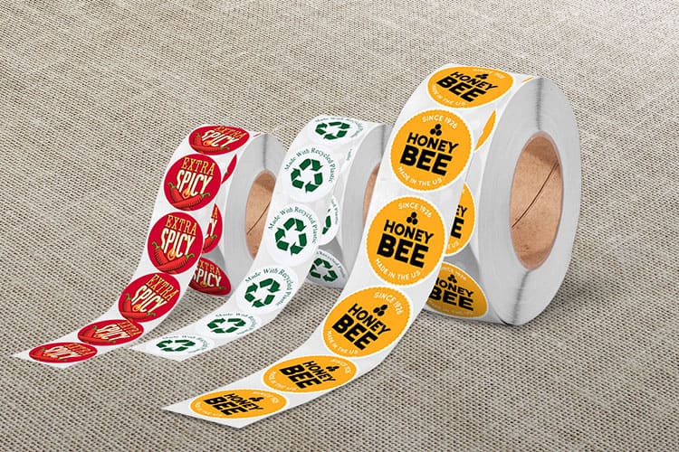 Custom Printed Roll Labels