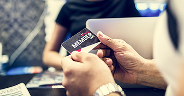 plastic membership cards